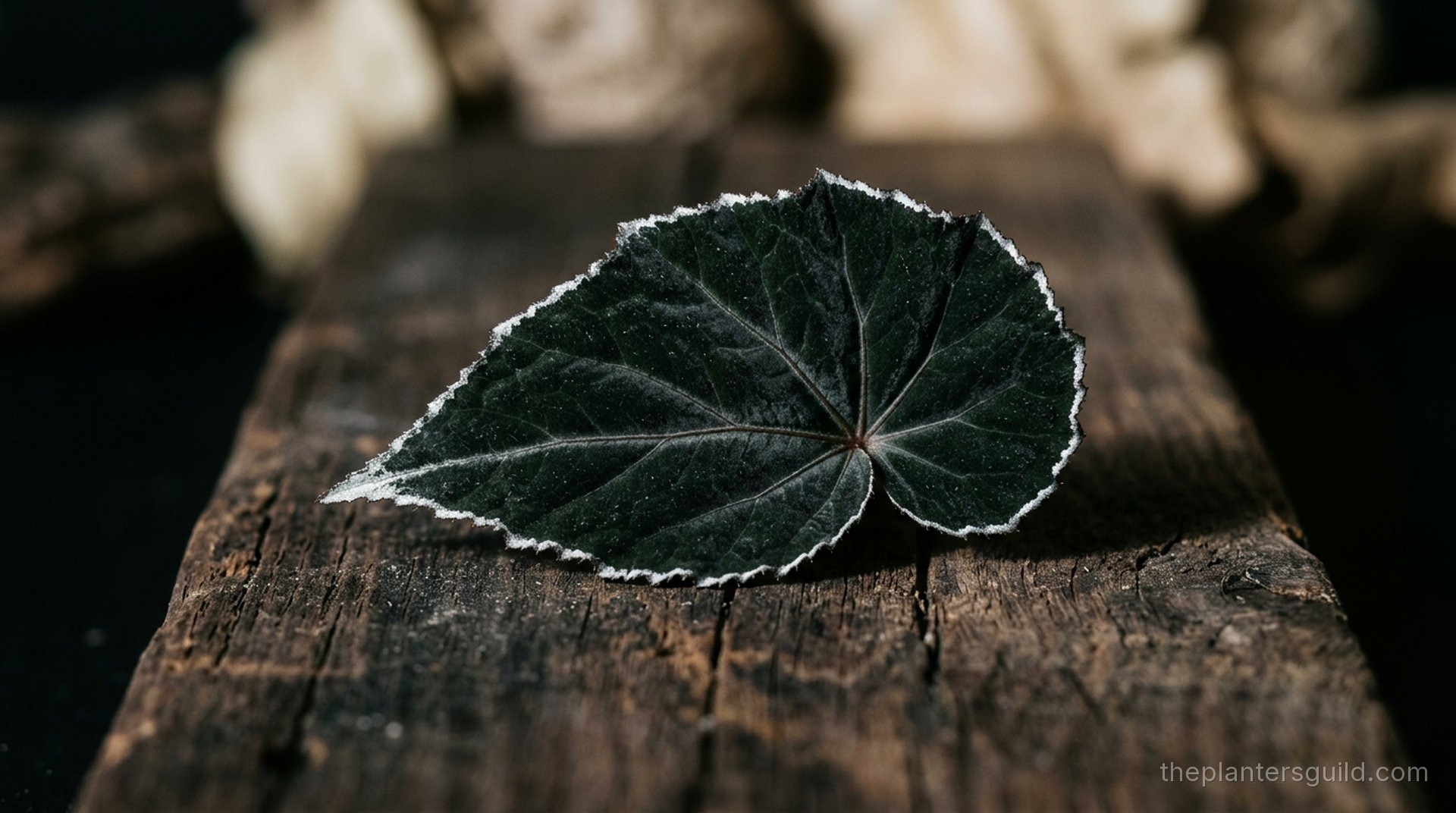 Begonia Darthvaderiana: The Black Leaf With the Silver Edge